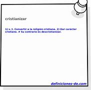 Image result for cristianizar