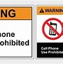 Image result for No Cell Phone Notices Sign