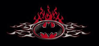Image result for Flaming Batman Logo Drawing
