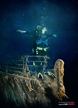 Image result for RMS Titanic Underwater