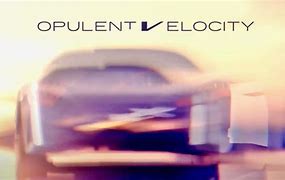 Image result for Cadillac Opulent Velocity Concept