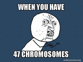 Image result for Extra Chromosome 21 Meme