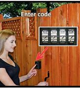Image result for Privacy Fence Gate Latch