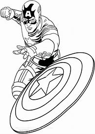 Image result for Marvel Captain America Coloring Pages
