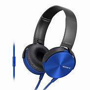 Image result for Blue Headphones with Mic