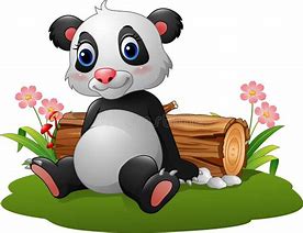 Image result for Cartoon Panda Sitting