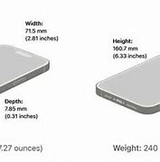 Image result for iPhone 14 Pro Detailed Dimensions