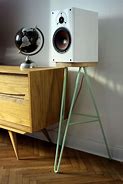 Image result for Mini Stereo Stand with Metal Frame