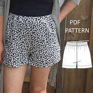 Image result for Pull On Shorts Sewing Pattern