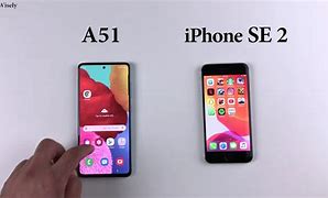 Image result for iPhone SE 2 vs Samsung A51