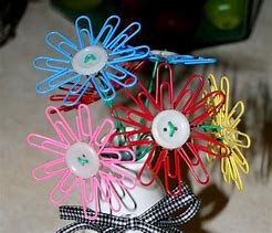 Image result for Paperclip Flowers