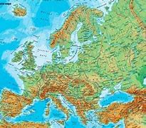 Image result for Fizicko Geografska Karta Evrope