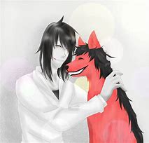 Image result for Jeff The Killer and Smile Dog