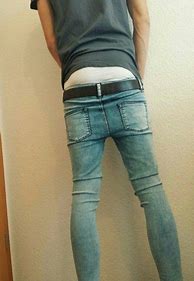 Image result for Men Sagging in Super Skinny Jeans