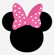 Image result for Minnie Mouse Face with Pink Bow SVG