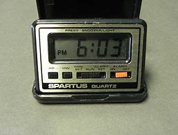 Image result for Spartus Quartz Travel Alarm Clock