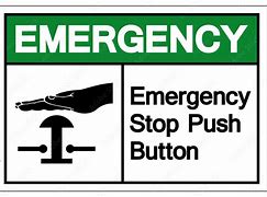 Image result for Emergency Stop Button Symbol