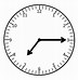 Image result for Blank Analog Clock Face