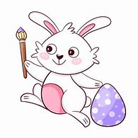 Image result for Cartoon Rabbit with Purple Egg