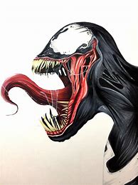 Image result for Drawing Venom with Colours
