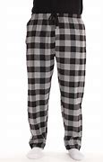 Image result for Flannel Pajama Pants Black Grey
