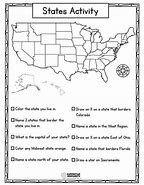 Image result for United States Map Activity
