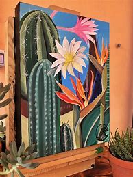 Image result for Cactus Painting