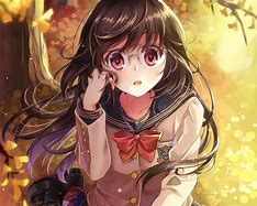 Image result for Anime Girl with Brown Wavy Hair