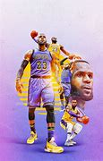 Image result for LeBron Lakers Artwork