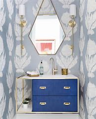 Image result for 4X5 Powder Room Layout