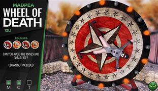 Image result for Knife Throwing Wheel of Death