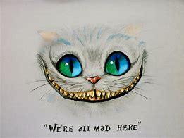 Image result for Cheshire Cat Line Art