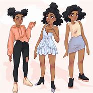 Image result for Cartoon Fashion Girl Drawing