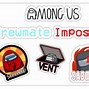 Image result for Among Us Stickers