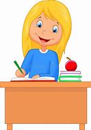Image result for Studying Women Cartoon