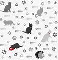 Image result for Cat Paw Print Pattern