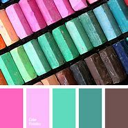 Image result for Pink and Green Palette