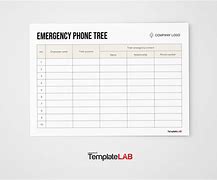 Image result for Emergency Phone Tree Template