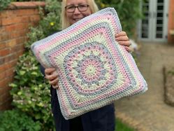 Image result for Crochet Square Pillow Pattern Free