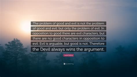 Satan And The Problem Of Evil