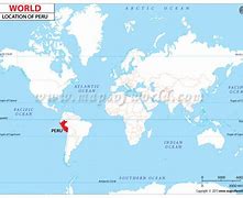 Image result for Peru On World Map