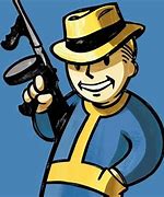 Image result for Fallout Vault Boy Gun