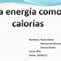 Image result for Energia Calorias