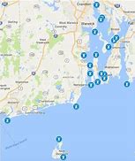 Image result for Connecticut and Rhode Island Lighthouse Road Map