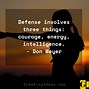 Image result for Wing Defence Quotes