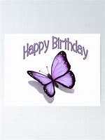 Image result for Happy Birthday Purple Butterfly