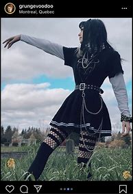 Image result for Alt Goth Outfits