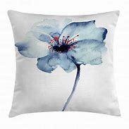 Image result for Blue Floral Pillows