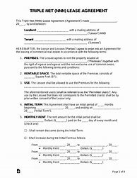 Image result for Triple Net Lease Template