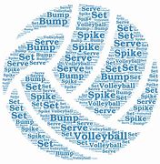 Image result for Volleyball Word Art Shape